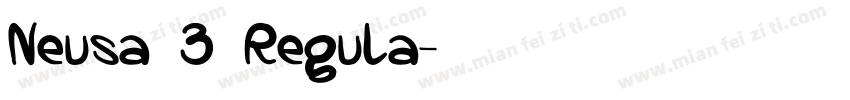 Neusa 3 Regula字体转换